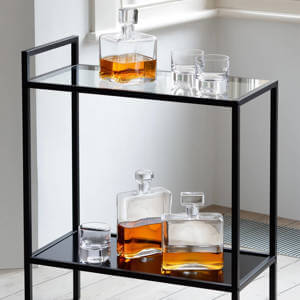 LSA Cask Whisky Square Decanter 1L